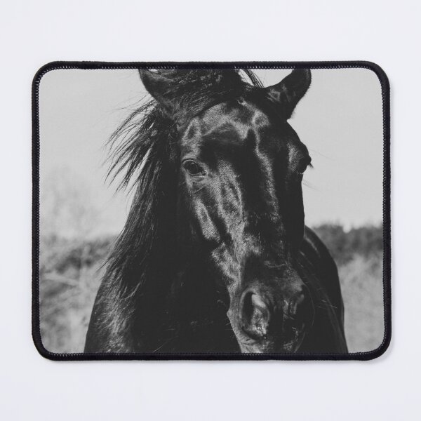 Item preview, Black and White Horse Head designed and sold by ElanUlv.