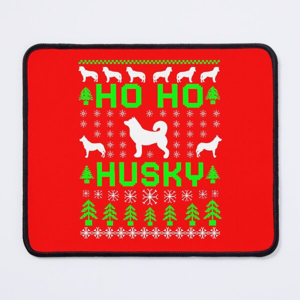 Item preview, Ho Ho Husky, Christmas Dog Husky Pattern designed and sold by ACC .