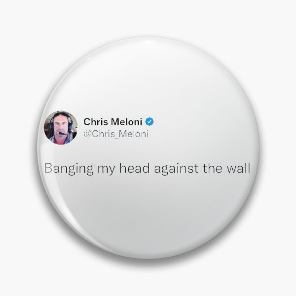 Item preview, banging my head against a wall (white bg) designed and sold by agusta-.