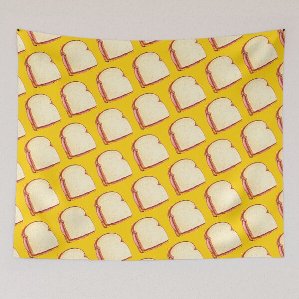 Item preview, Bologna Sandwich Pattern - Yellow designed and sold by Kelly  Gilleran.