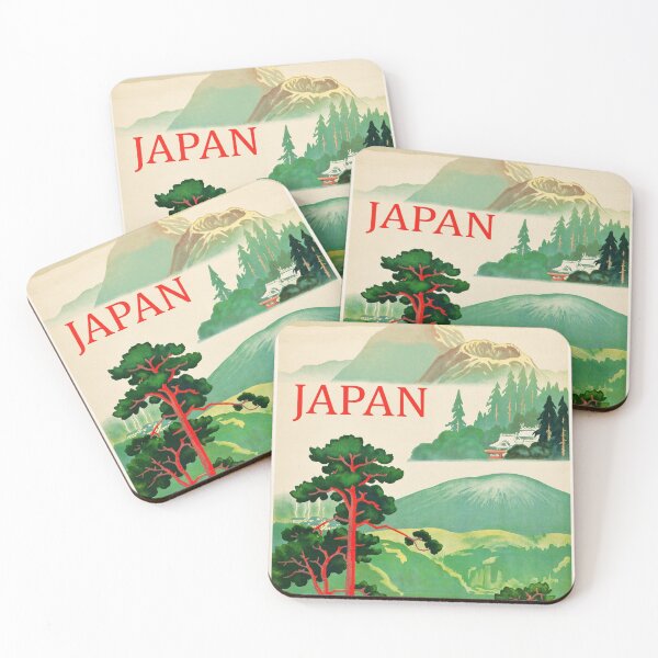 Item preview, Vintage Japan Travel Poster designed and sold by royalblewitup.
