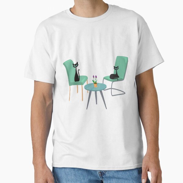 Item preview, Atomic Cats Relaxing in Mid Century Lounge designed and sold by LisWilliams.
