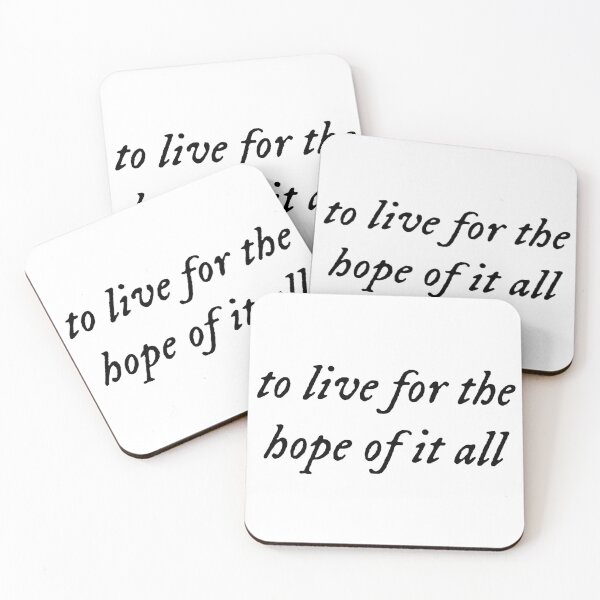 Item preview, to live for the hope of it all designed and sold by joslynn daly.