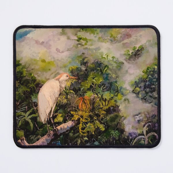 Item preview, Cattle Egret of Ecuador designed and sold by Janice Schiff.