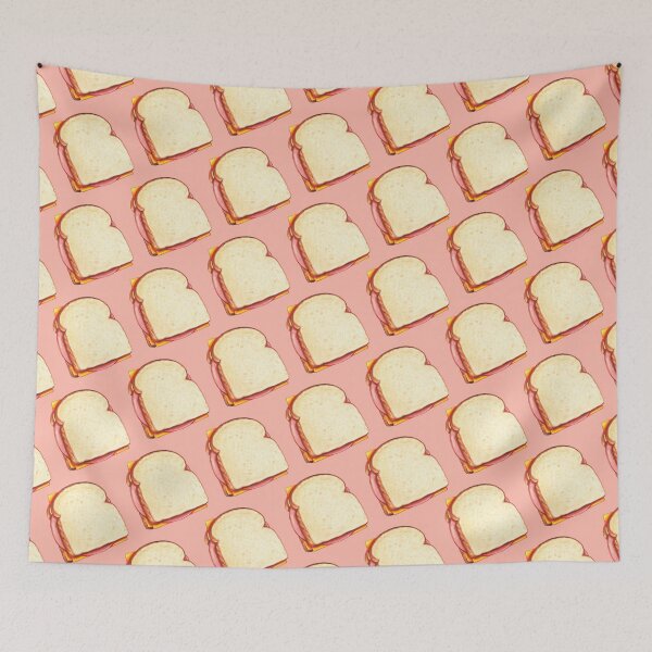 Item preview, Bologna Sandwich Pattern - Pink designed and sold by Kelly  Gilleran.