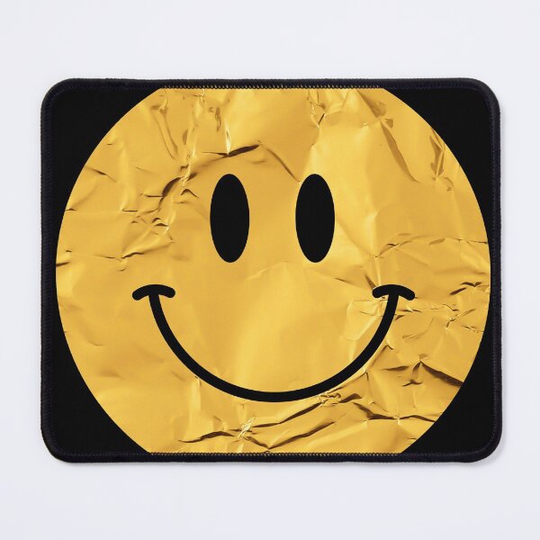 Item preview, 056 Gold Leaf Happy Face :) Smiley designed and sold by YourSmileyFace.