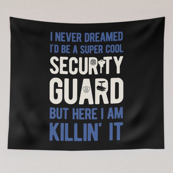 Item preview, Funny Security Guard designed and sold by artworkbyrihen.