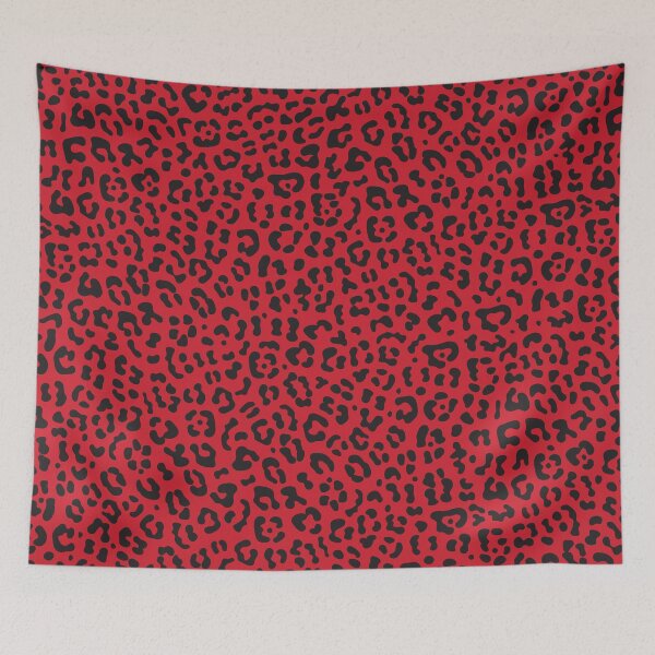 Aperçu de l'œuvre RED + BLACK LEOPARD créée et vendue par MerakiCreative.