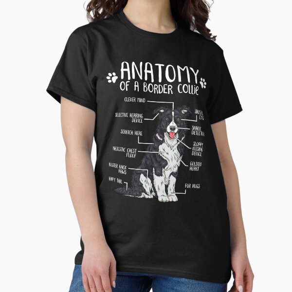 Item preview, Funny Border Collie Anatomy Dog Lover designed and sold by lanynx design.