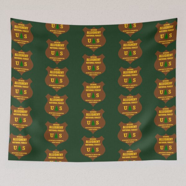 Item preview, Allegheny National Forest designed and sold by Broken Antler Designs .