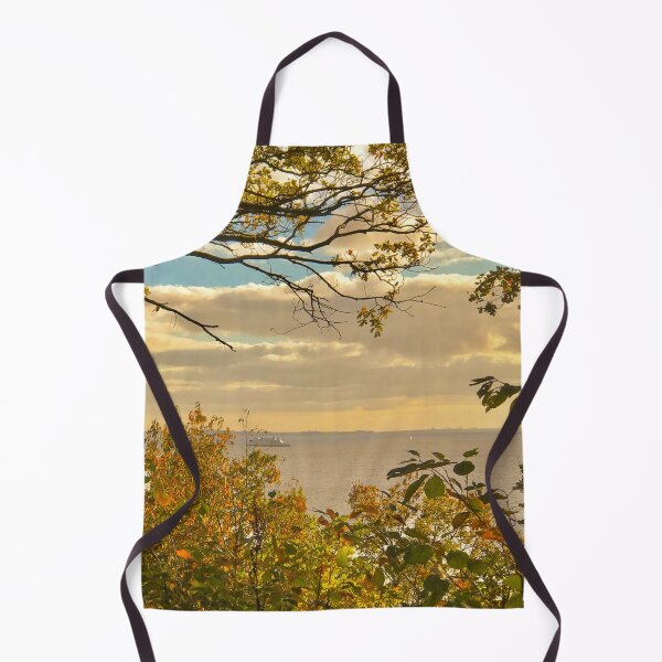Item preview, Autumn view over Öresund overlooking Denmark designed and sold by HenrikGPhoto.