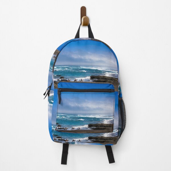 Item preview, Three horseback riders from Ricochet Ridge Ranch enjoy Ten Mile Beach on the Pacific Coast. Fort Bragg, California designed and sold by OrcaNature.