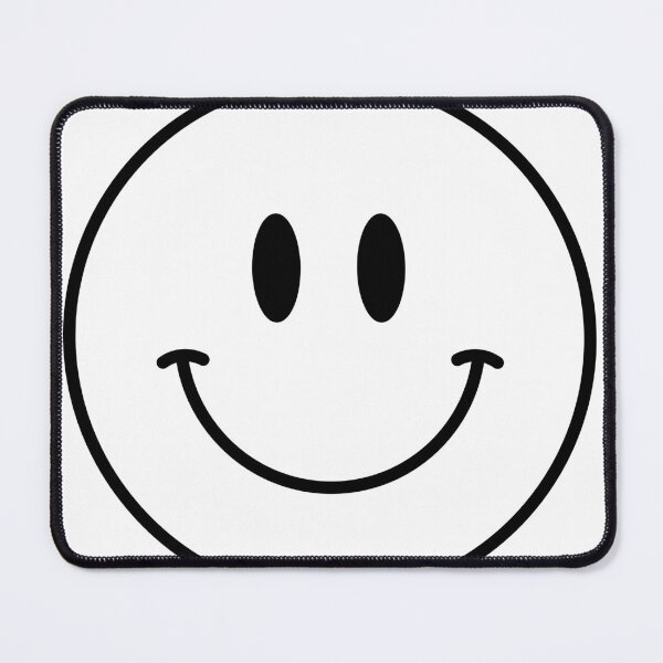 Item preview, 105 White Happy Face :) Smiley | #ffffff designed and sold by YourSmileyFace.
