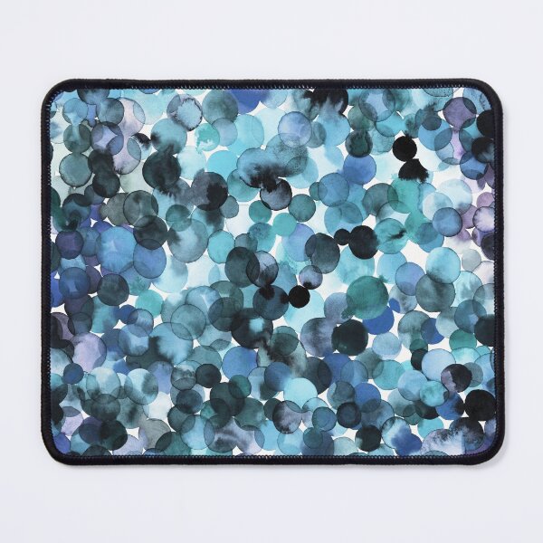 Item preview, Blue Watercolor Polka Dots designed and sold by ninoladesign.