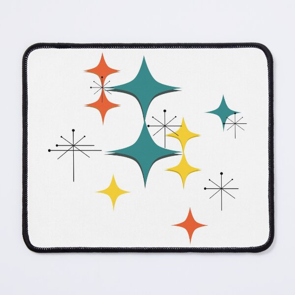 Item preview, Mid Century Modern Eames Era Atomic Stars and Diamonds  designed and sold by Itaya Art.