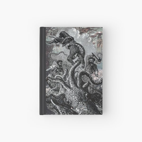 Item preview, GIANT SQUID GRASPS A SAILOR  Twenty Thousand Leagues Under the Sea,Crespo Island designed and sold by BulganLumini.