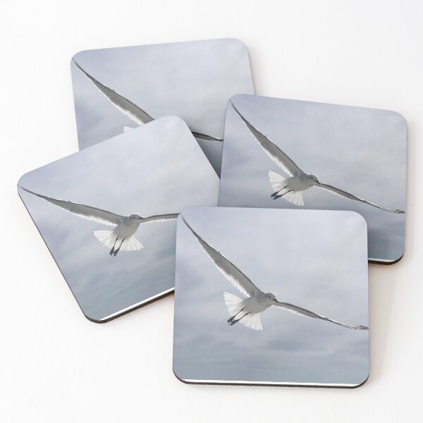 Item preview, Seagull in Flight, Wispy Clouds in the Background designed and sold by timg58.
