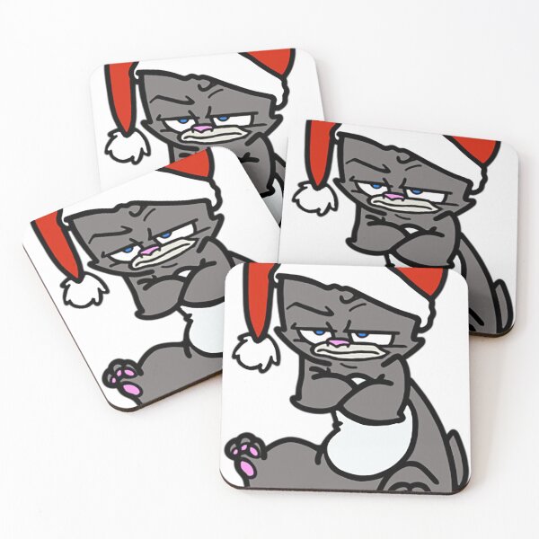 Item preview, Christmas grumpy Cat designed and sold by SmackCreations.