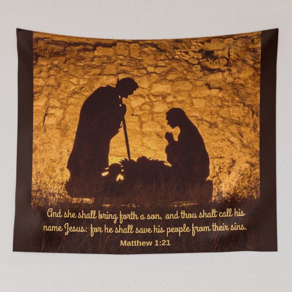 Item preview, Matthew 1:21 KJV designed and sold by Caregiverology.