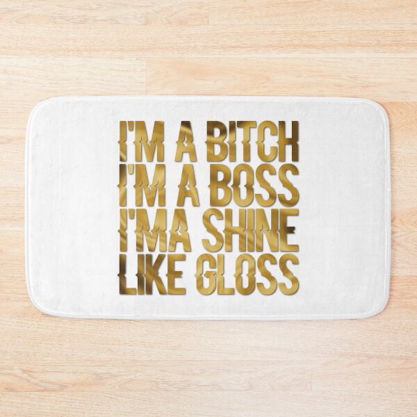 Item preview, Bitch and Boss (golden) designed and sold by didijuca.