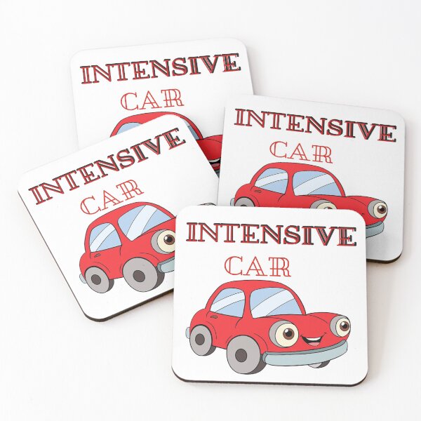Item preview, Intensive red car cartoon-funny car cartoon designed and sold by Alreweny.