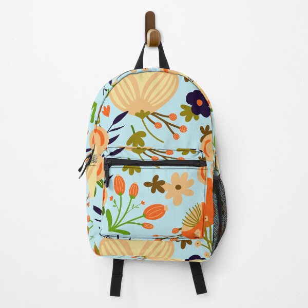 Item preview, Modern and Minimal Orange Floral designed and sold by 3Berries.