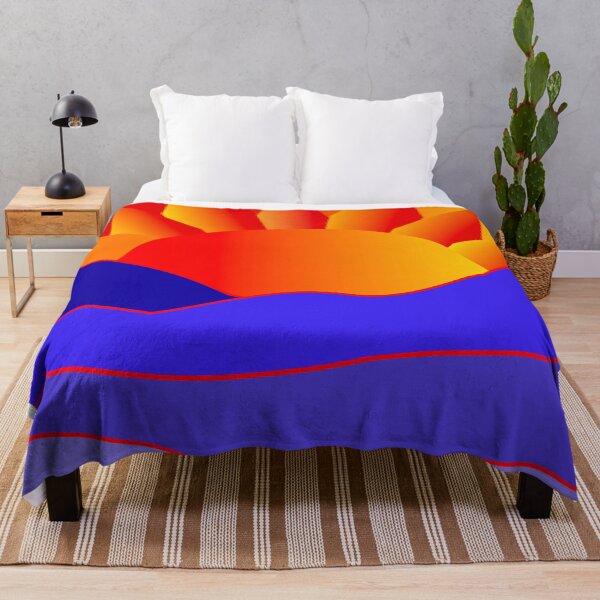 Item preview, Red Sunburst of Sunshine Abstract BOHO Wall Decor designed and sold by EdwardMonet.