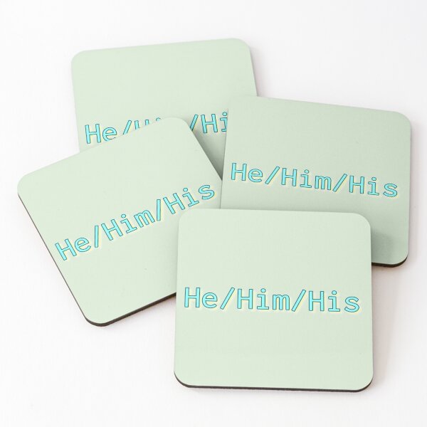 Item preview, He Him His Pronouns designed and sold by Day10Machine.