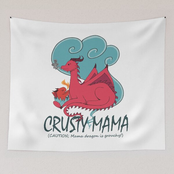 Item preview, Crusty Mama Dragon designed and sold by Kourtney Spadoni.
