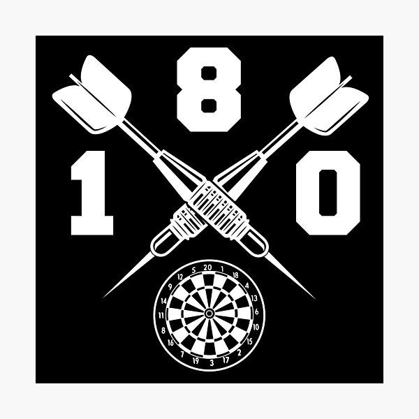 Item preview, Darts 180 darts darts darts sport gift designed and sold by Macphisto Shirts.