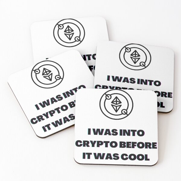 Item preview, I was into crypto before it was cool! designed and sold by themkat.