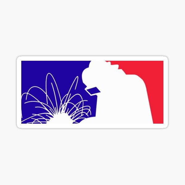 Item preview, major league welder sticker designed and sold by Jaynell.