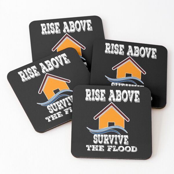 Item preview, Rise above, Survive the Flood designed and sold by SirReel.