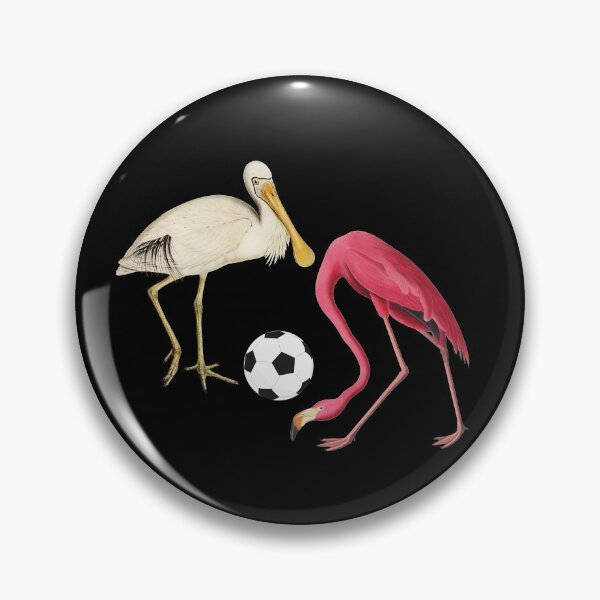 Item preview, Vintage Pink Flamingo: Soccer / Football Players designed and sold by OutofFocusShop.