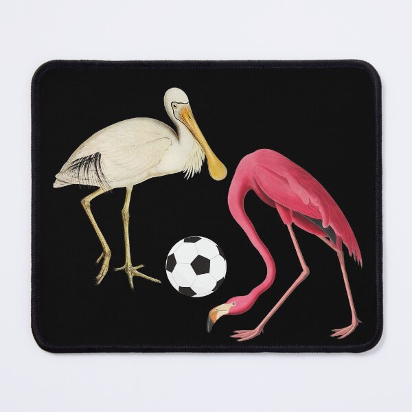 Item preview, Vintage Pink Flamingo: Soccer / Football Players designed and sold by OutofFocusShop.