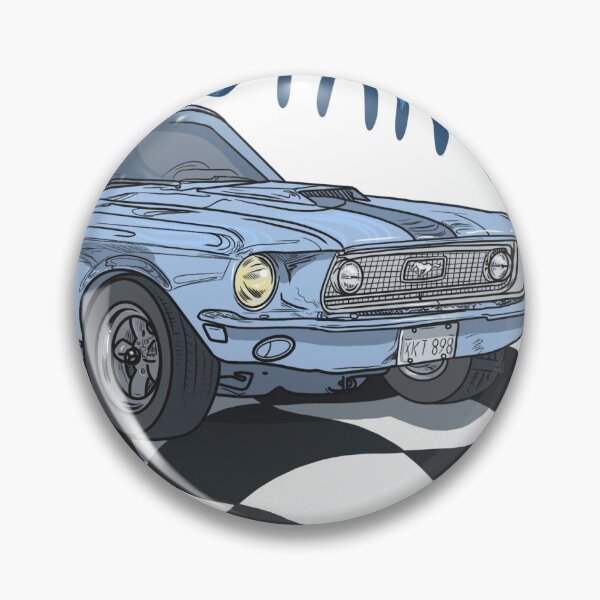 Item preview, Ford Mustang car drawing designed and sold by Munaalunaa.