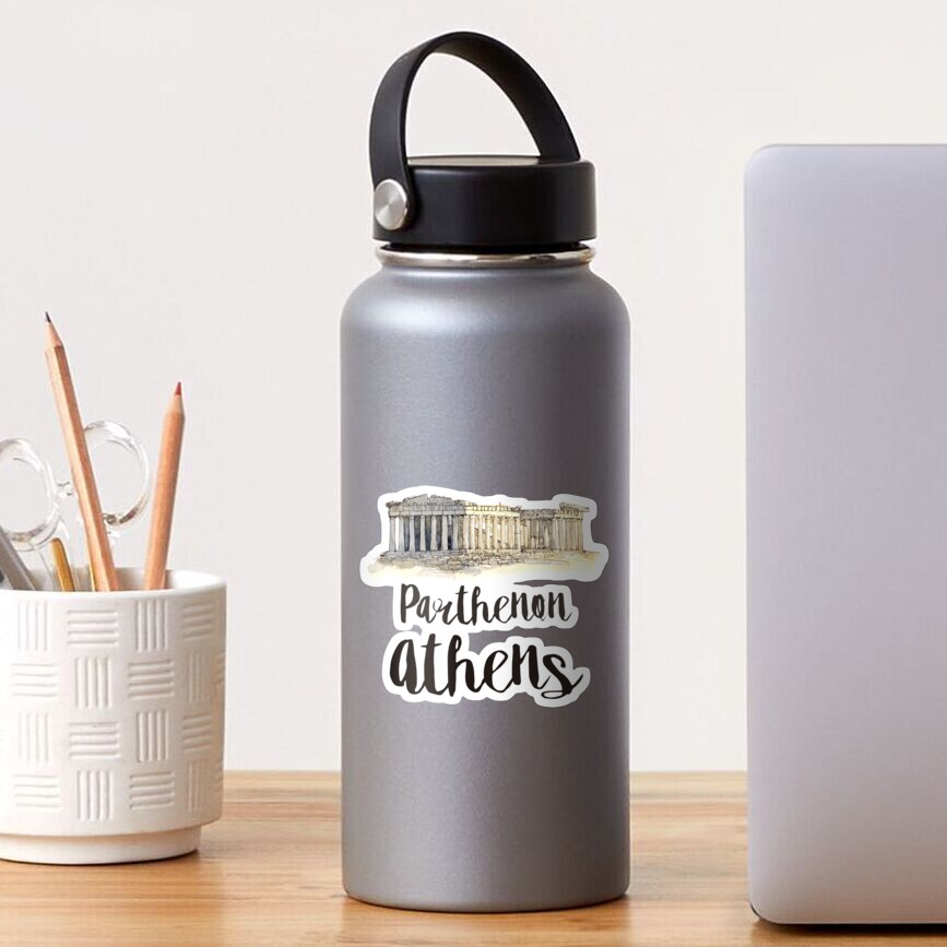 Parthenon watercolor Sticker