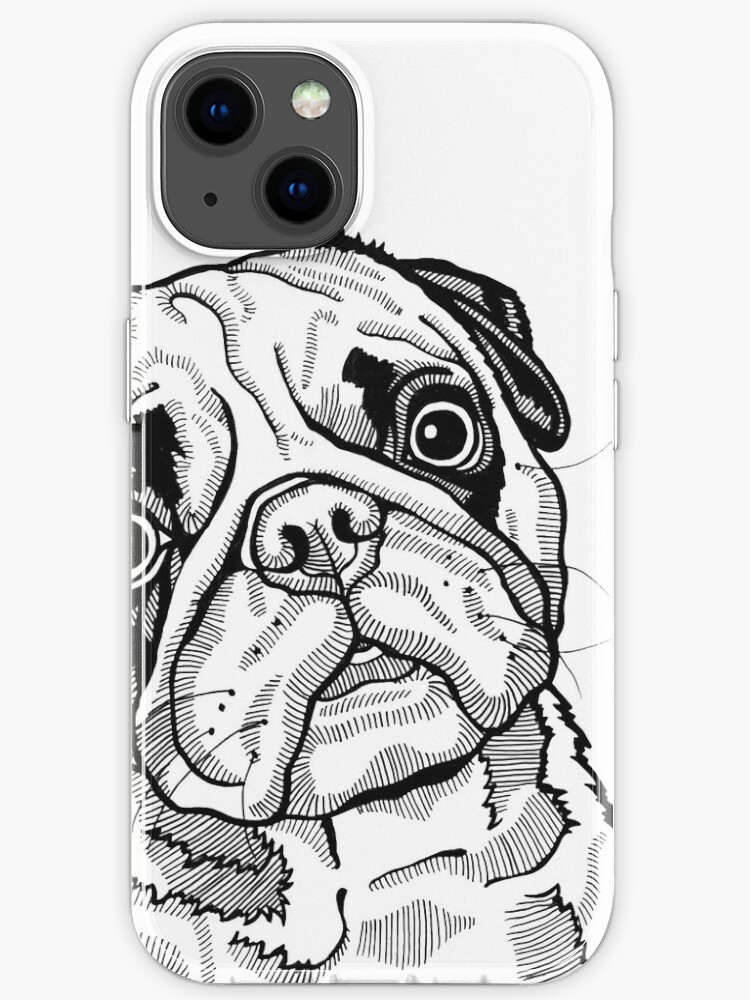 Funda de iPhone «Dibujo lineal de Sweet Pug Dog, Pug Puppy Pop Art en blanco y negro» de SydneyHardin | Redbubble Funda de iPhone «Dibujo lineal de Sweet Pug Dog, Pug Puppy Pop Art en blanco y negro» de SydneyHardin | Redbubble