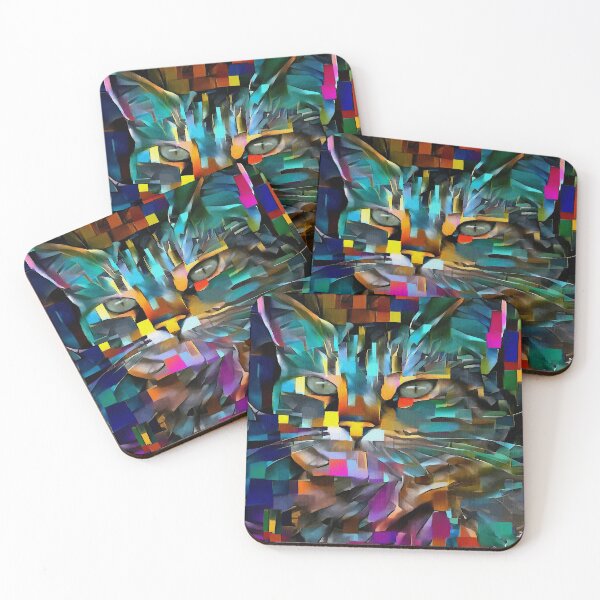 Item preview, Amy, cat, chat, cat, kitty, feline, lea roche paintings designed and sold by L. ROCHE.