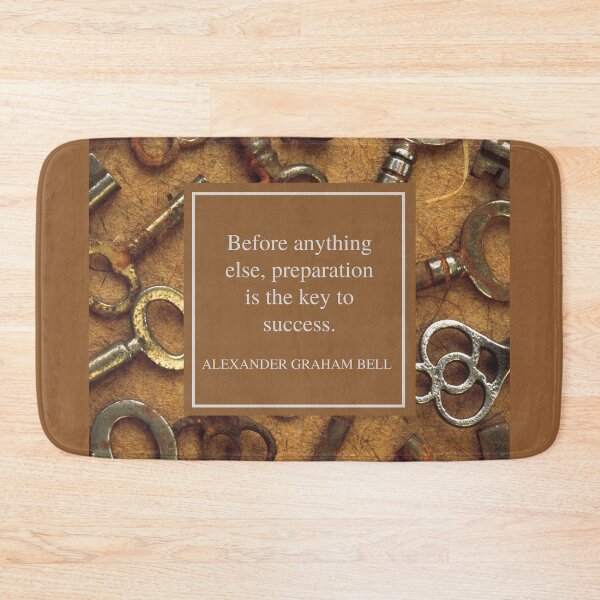 Item preview, Alexander Graham Bell quote - Before anything else, preparation is the key to success designed and sold by Art4Motivation.