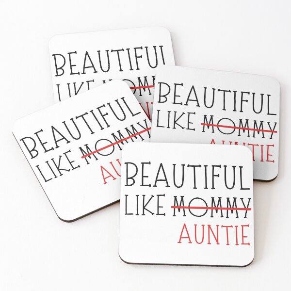 Item preview, Beautiful Like Auntie Funny Best Aunt designed and sold by CuteLovelyDesigns.