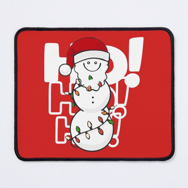 Item preview, Funny Snowman Wrapped in Christmas Lights Ho Ho Ho designed and sold by HerModaX.