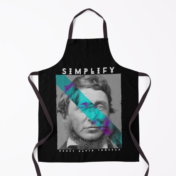 Item preview, Glitch Aesthetic Henry David Thoreau Simplify designed and sold by altrmnd.
