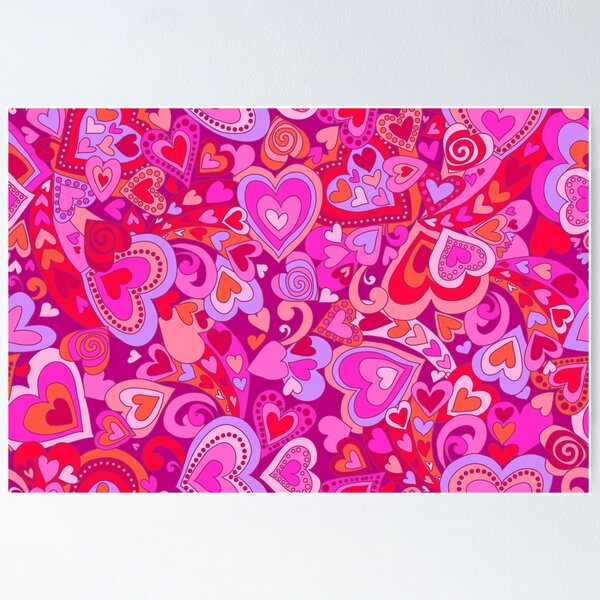 Item preview, Groovy Hearts designed and sold by Cressidacarr.