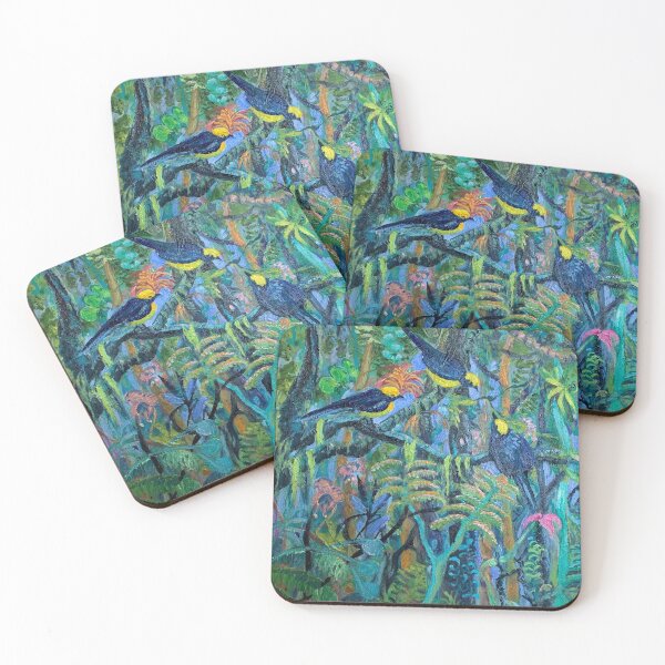 Item preview, Euphonias in Ecuador designed and sold by Janice Schiff.