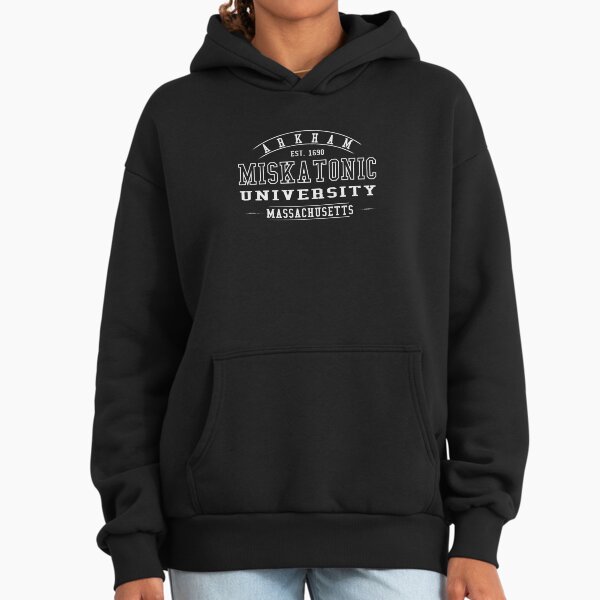 Sweat à Capuche Université Miskatonic - Design Lovecraftien Horreur Cosmique - Coupe Classique, 241 G - Pour Fans D'horreur Et De Littérature Fantastique