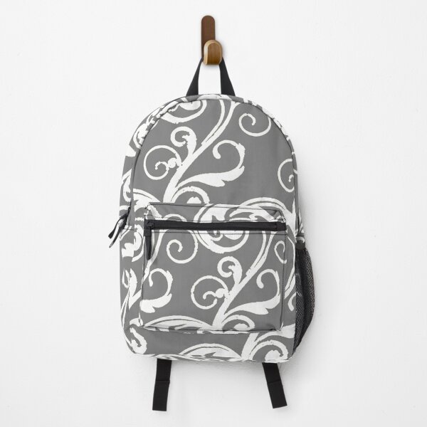 Item preview, DECORATIVE WHITE-GREY ROLLING SCROLLS ART PATTERNS designed and sold by sharlesart.