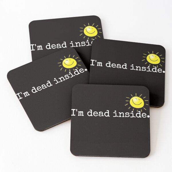 Item preview, I'm dead inside meme designed and sold by sabrinadesign.