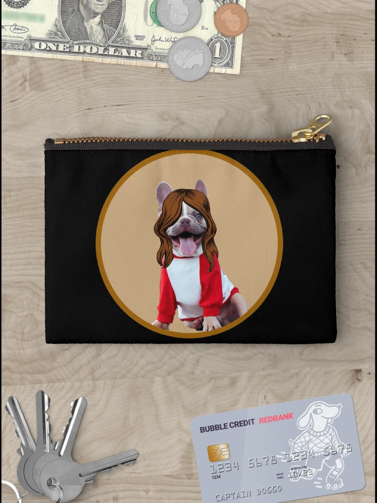 Thumbnail 3 of 4, Zipper Pouch, Dogs In Wigs designed and sold by RomeoSketches.