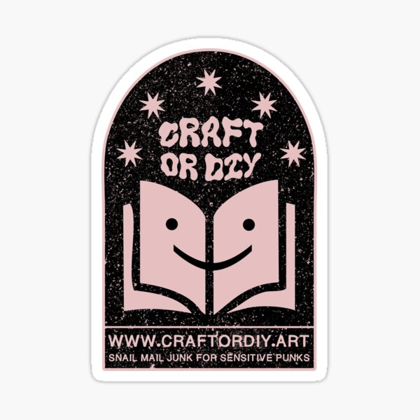 craft or diy (color)  Sticker
